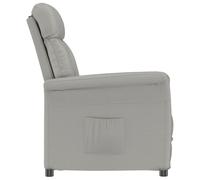vidaXL Light Grey Fabric Recliner Chair One Size Fits All