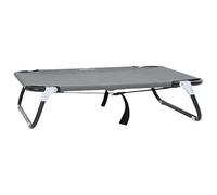 vidaXL Light Grey Folding Bed for Dogs M in Oxford Fabric and Steel