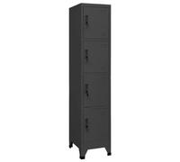 Vidaxl Locker Cabinet Anthracite 38X45X180 Cm Steel