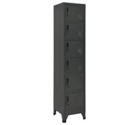 Vidaxl Locker Cabinet Anthracite 38X40X180 Cm Steel