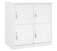 Vidaxl Locker Cabinet Light Grey 90X45X92.5 Cm Steel