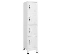 vidaXL Locker Cabinet with 4 Compartments 38x45x180 cm