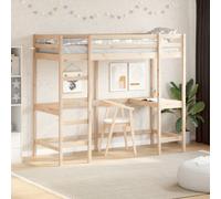 vidaXL Loft Bed without Mattress 80x200 cm Solid Wood Pine
