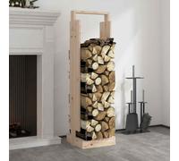 Log Holder 33.5x30x110 cm Solid Wood Pine