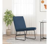vidaXL Lounge Chair Blue 52x75x76 cm Fabric