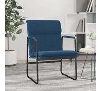 vidaXL Lounge Chair Blue 55x64x80 cm Fabric