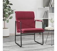 vidaXL Lounge Chair Wine Red 55x64x80 cm Fabric