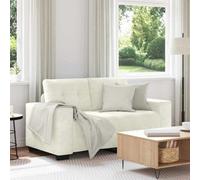 Vidaxl Loveseat Sofa With Cushion Cream Velvet