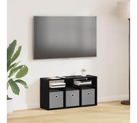 VidaXL Lowboard With Drawer Black Oak 72 X 22.5 X 38 Cm