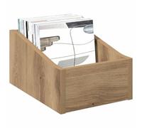 vidaXL LP Record Box 2 pcs Artisan Oak 23 x 33 x 16 cm Engineered Wood