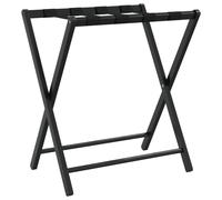 vidaXL Luggage Rack Black 68.5x38x58 cm Bamboo