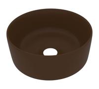 Luxury Wash Basin Round Ceramic Bathroom Vanity Sink Multi Colours vidaXL