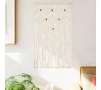 vidaXL Macrame Wall Hanger 40x80 cm Cotton