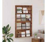 vidaXL Magazine Rack 2 pcs Old Wood 80 x 12 x 70 cm Engineered Wood