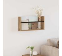 vidaXL Magazine Rack Artisan Oak 60 x 12 x 30 cm Engineered Wood