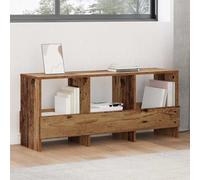 vidaXL Magazine Rack Old Wood 102 x 30 x 45 cm