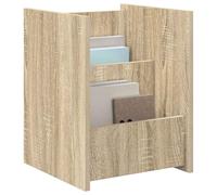 vidaXL Magazine Rack Sonoma Oak 35 x 35 x 45 cm Engineered Wood
