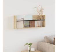 vidaXL Magazine Rack Sonoma Oak 80 x 12 x 30 cm Engineered Wood
