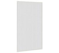 vidaXL Magnetic Insect Screen 80x140 cm - White Frame, UV & Water-Resistant Fibreglass - Adjustable Window Mesh for Flies, Bees, Mosquitoes