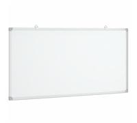 vidaXL Magnetic Whiteboard 100x50x1.7 cm Aluminium