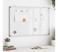 vidaXL Magnetic Whiteboard/Dry Erase Board - 100x60 cm, Aluminium, Easy Installation, Smooth Surface Whiteboard for Office and Home