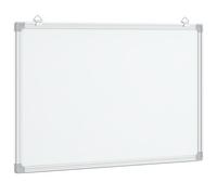 vidaXL Magnetic Whiteboard 40x30x1.7 cm Aluminium