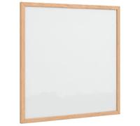 vidaxl Magnetic whiteboard 40x40 cm Wooden Frame Multipurpose Dry Erase Board for Office/Home/School use