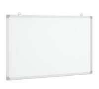 vidaXL Magnetic Whiteboard 80x50x1.7 cm Aluminium Frame – Wall-Mount Dry-Erase Board