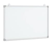 vidaXL Magnetic Whiteboard, Dry Erase White Board for Wall, Writing Board for Home Office and School, Writing Board for Notice Memo, Aluminium