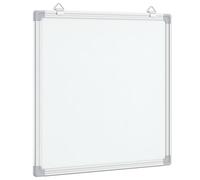 vidaXL Magnetic Whiteboard - Dry Erase Board w/Aluminium Frame, 40x40 cm - Office/School/Home