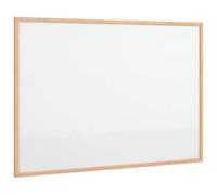 vidaXL Magnetic Whiteboard Dry Erase Board with Solid Pine Frame - 80x55 cm Versatile for Office/School/Home