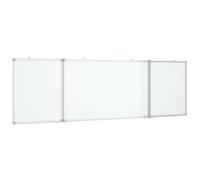 vidaXL Magnetic Whiteboard Foldable, Dry Erase White Board for Wall, Writing Board for Home Office and School, Writing Board for Notice, Aluminium