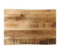 vidaXL Mango Wood Live Edge Table Top - Replacement Dining, Office, Patio Furniture - Solid Rough Mango Wood - 60 x 40 x 2.5 cm Product Subtitle 50:SOLID WOOD UNIQUE LIVE EDGE DESIGN