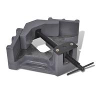 vidaXL Manual Drill Press Corner Vice 115 mm - Easily Mountable, Corner Clamp, Ideal for Joining, Assembling and Grinding