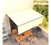 Manual Awning Canopy Outdoor Patio Garden Sun Shade Shelter Top Fabric