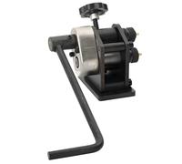 vidaXL Durable Manual Roll Bending Machine with Adjustable Roller, Easy Mounting on Workbench, Designed for Flat Bars and Solid Bars