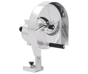 vidaXL Manual Vegetable Cutter Silver Aluminum Vegetables Chopper Crusher