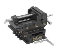 vidaXL Manually Cross Slide Drill Press Vice 78 mm Milling Drilling Clamp