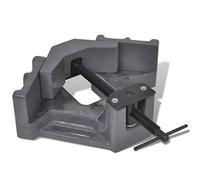 vidaXL Manual Drill Press Corner Vice 115 mm - Easily Mountable, Corner Clamp, Ideal for Joining, Assembling and Grinding