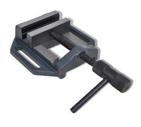 vidaXL Manually Operated Drill Press Vice - Robust Cast Iron Construction, 100mm Jaw Width, Outstanding Clamping Force, Easy-Mount Base, and Portable