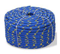 Vidaxl Marine Rope Polypropylene 8 mm 500 M Blue Marine Ropes
