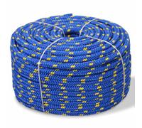 'vidaXL Marine Use Rope - 100m Long, 6mm Thick Polypropylene Rope in Blue - For Boating, Yachting & As Dock Line
