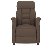 vidaXL Massage Chair Brown 70.5 x 96.5 x 95 cm Faux leather