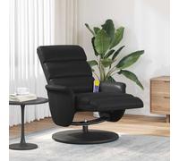 vidaXL Massage Recliner Chair Black 71 x 98 x 106 cm Faux Leather