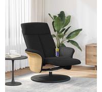 vidaXL Massage Recliner Chair Black 79 x 87 x 104.5 cm Fabric