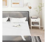 vidaXL Mattress Protector White 100x200 cm Waterproof