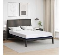 vidaXL Mattress White and Blue 140 x 190 cm Gel Memory Foam