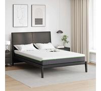 vidaXL Mattress White and Grey 140 x 190 cm Pocket Spring