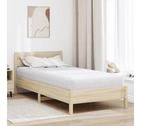 vidaXL Mattress with Coconut Layer White 90 x 200 cm Pocket Spring