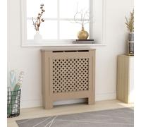vidaXL MDF Radiator Cover Heating Cabinet Indoor Grill Furniture Heater Shelf